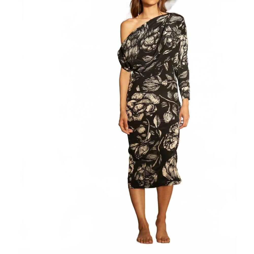 NEW CAROLINA K women's ayu dress in black